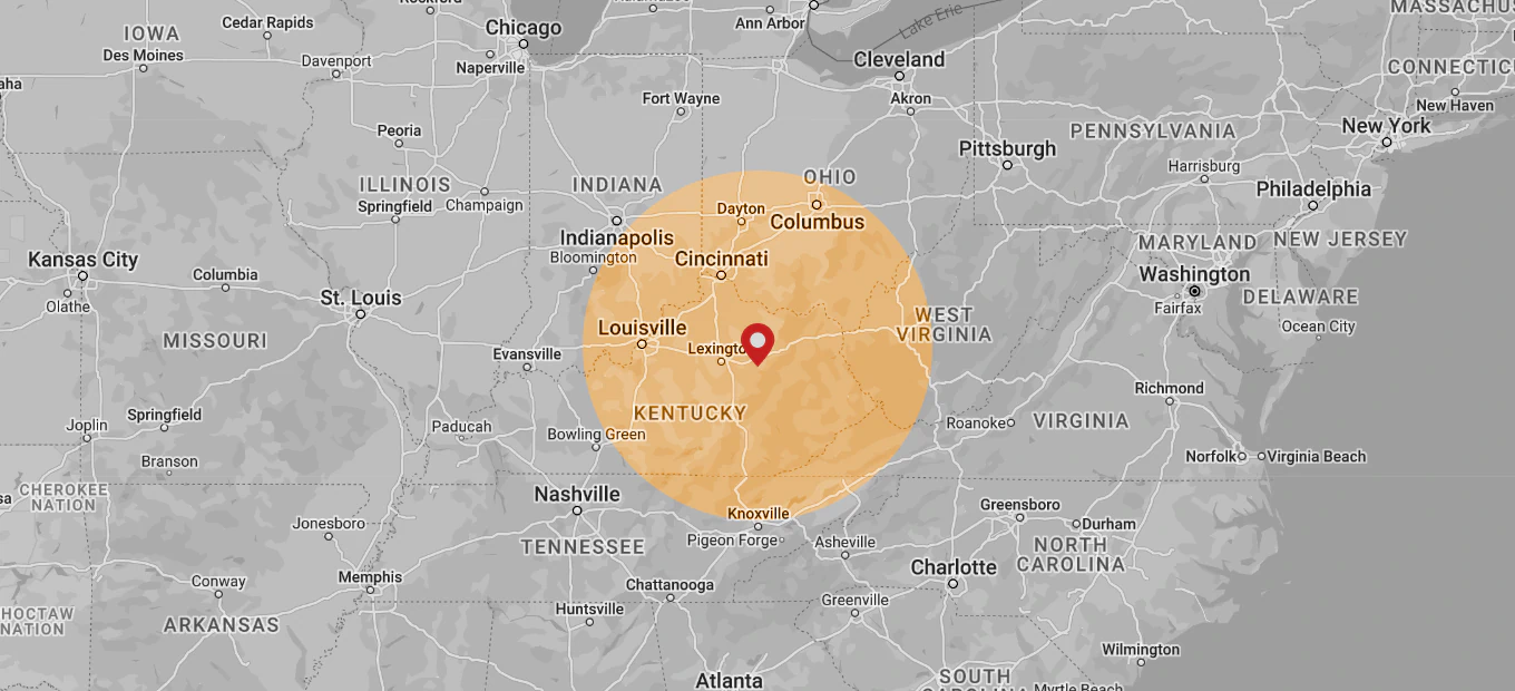 Sharpsburg KY map